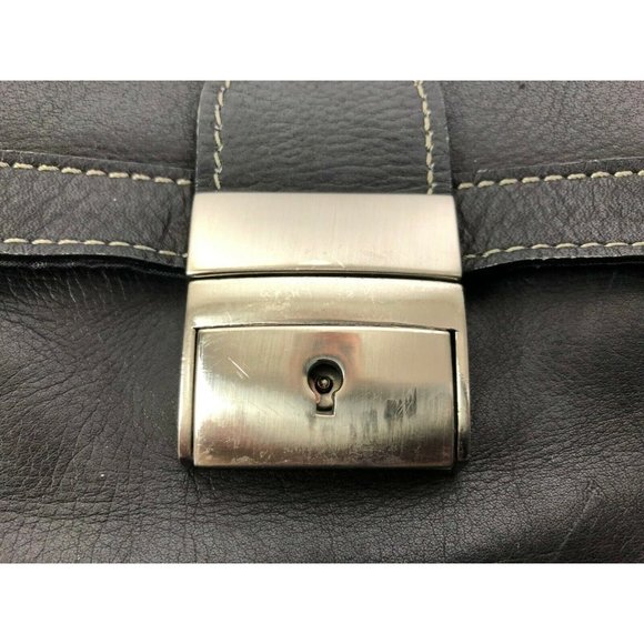 Wilsons Leather Purse Flap Cross Body Black Soft - Picture 3 of 8